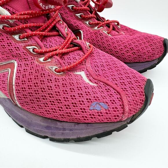 Karhu Fast Fulcrum Ride Running Athletic Comfort Racing Shoes Pink/Purple Size 7 - Picture 2 of 11